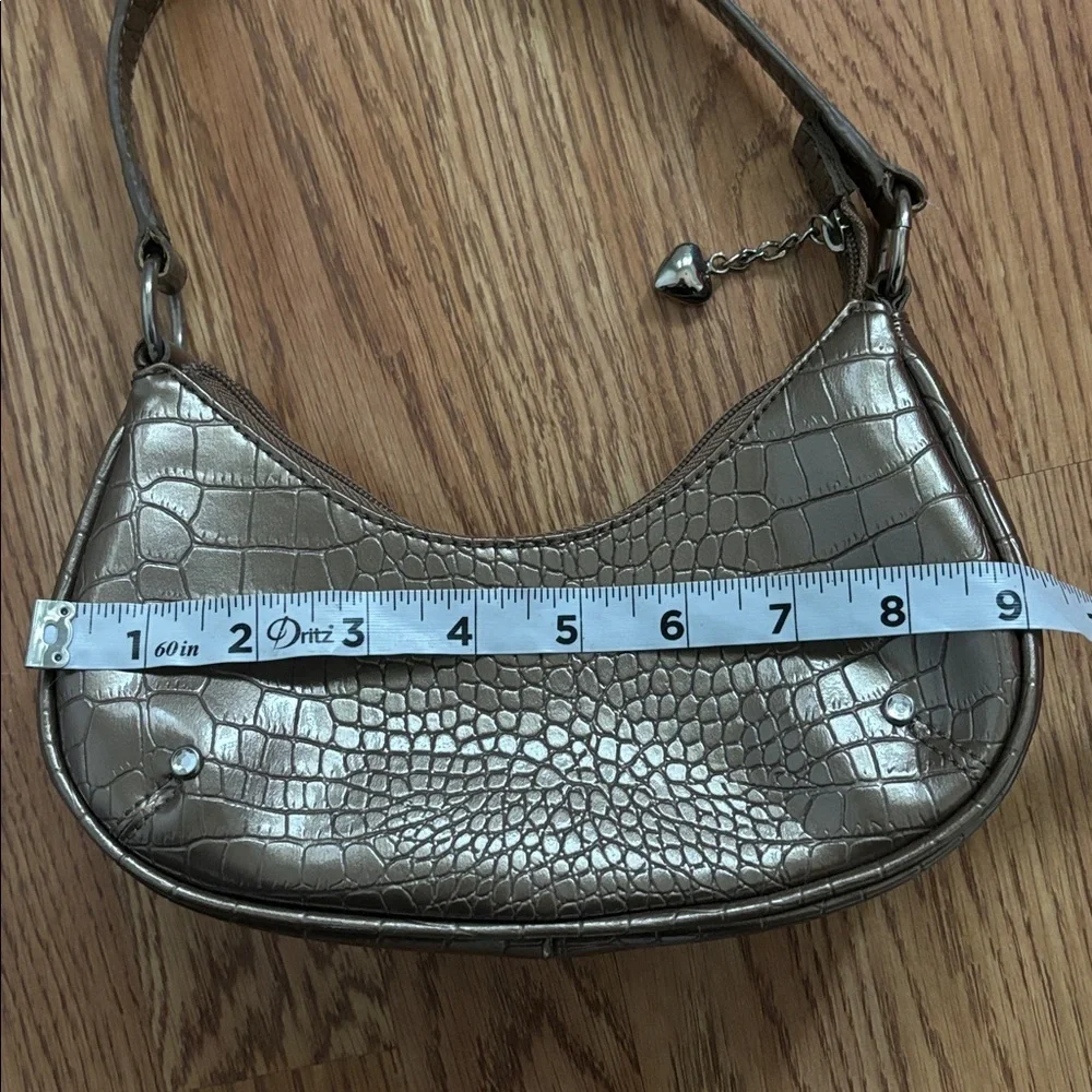 Y2K crazy horse Liz Claiborne shoulder purse - Picture 9 of 10